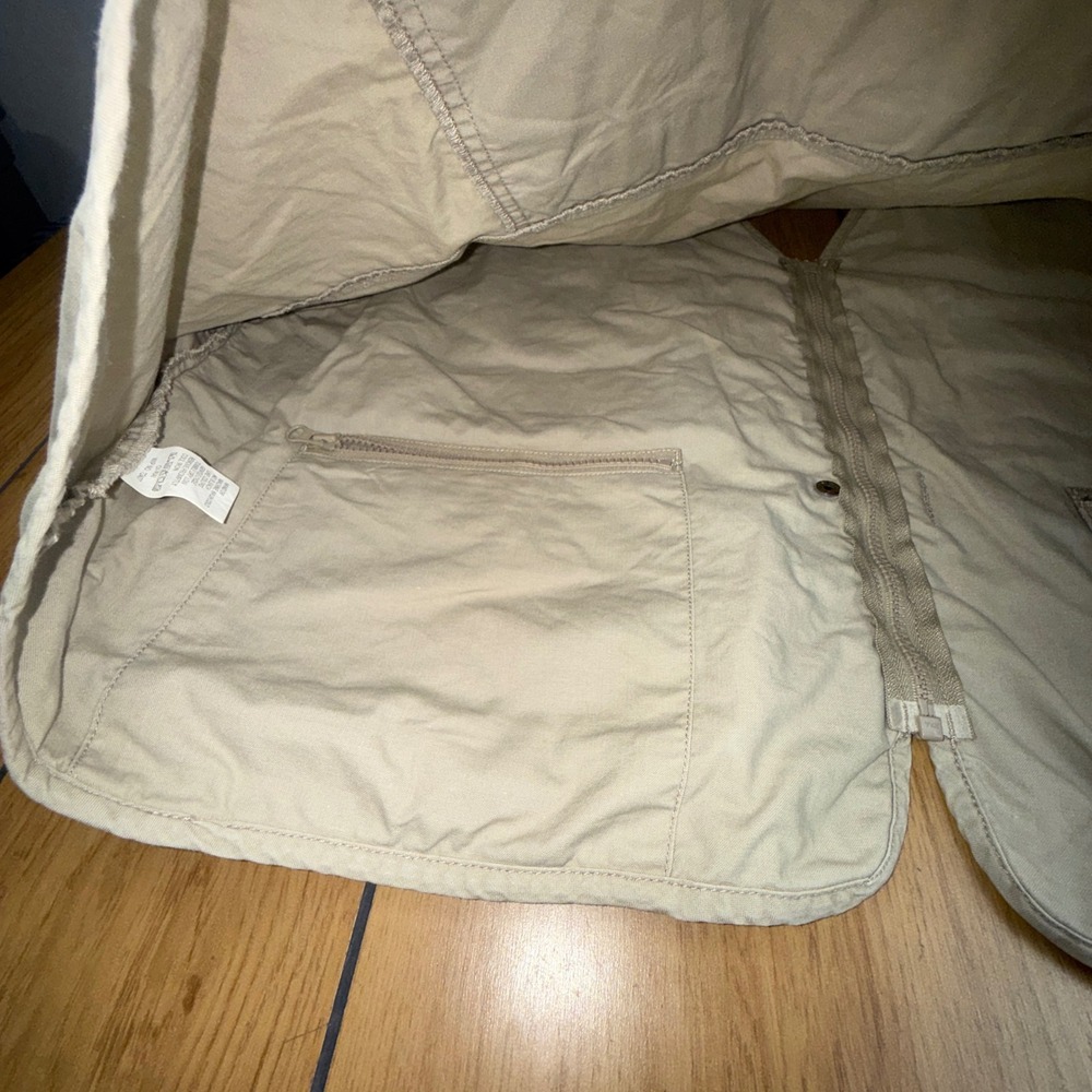 Woolrich Mens Khaki Cotton Multi-Pocket Utility Fishing Vest 475WS 2XL - Picture 9 of 13